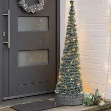 Smreka božična, slim, zložljiva, 1.5m, sort.