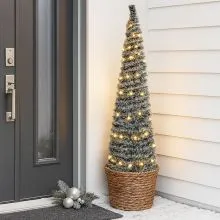 Smreka božična, slim, zložljiva, 1.2m, sort.