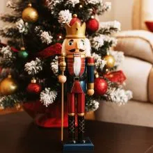 Hrestač lesen, mat, 38cm, sort.