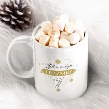 Lonček božični  v darilni embalaži - Želim ti lepe praznike, 300ml