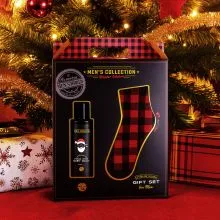 Darilni set za moške  MEN'S COLLECTION WINTER EDITION, božični, (150ml šampon za lase in telo, 1 par nogavic - UNI velikost), z vonjem Citrus Musk, v darilni škatli
