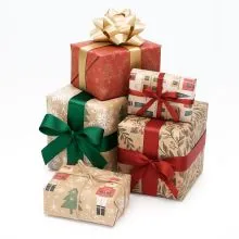 Papir ovijalni, božični motiv, v roli, 70x200cm, sort.