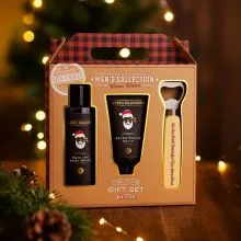 Darilni set za moške  MEN'S COLLECTION WINTER EDITION, božični, (150ml šampon za lase in telo, 60ml balzam po britju, odpirač za steklenico), z vonjem Citrus Musk, v darilni škatli