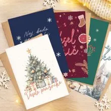 Paket Božično novoletnih voščilnic 5/1