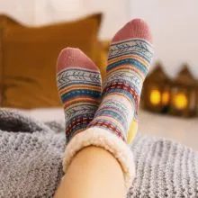 Nogavice ženske, zimske, 100% poliakril, UNI, ABS, sort.