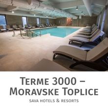 Tridnevni oddih v dvoje v hotelu Termal, Terme 3000, Moravske Toplice