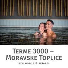 Celodnevno kopanje s kosilom in savno za 2 osebi, Terme 3000, Moravske Toplice