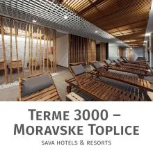Celodnevno kopanje s savno za 2 osebi, Terme 3000, Moravske Toplice