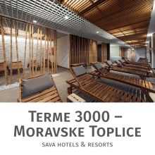 Celodnevno kopanje s savno za 2 osebi, Terme 3000, Moravske Toplice