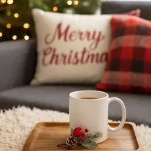 Božična vejica, 16cm, sort.