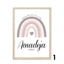 Personalizirana grafika ob rojstvu Mavrica