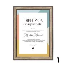 Personalizirana diploma ob upokojitvi