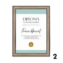 Personalizirana diploma za abrahamovca