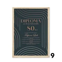 Personalizirana diploma za jubilej - 80.rojstni dan