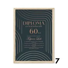 Personalizirana diploma za jubilej - 60.rojstni dan