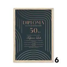 Personalizirana diploma za jubilej - 50.rojstni dan