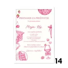 Personalizirana diploma ob dekliščini 2