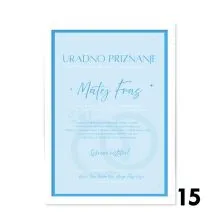 Personalizirana diploma ob fantovščini