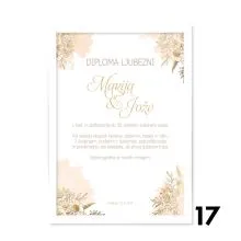 Personalizirana diploma ob zlati poroki