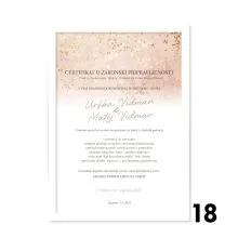 Personalizirana diploma ob poroki