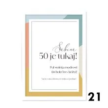 Personalizirana diploma za jubilej - 50 je tukaj