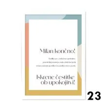 Personalizirana diploma za Upokojitev- Končno!