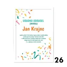 Personalizirana diploma - Uradno odrasel!