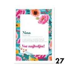 Personalizirana diploma -  Slavljenka leta