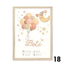 Personalizirana grafika ob rojstvu Lunica
