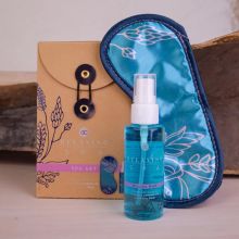 Darilni set RELAXING SPA, (60ml sprej za vzglavnik, maska za spanje), z vonjem Lavender & Chamomile, v darilni škatli