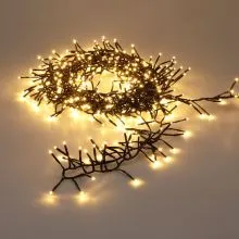 Lučke božične, za notranjo in zunanjo uporabo, veriga, 384LED, rumene, 8 funkcij, 4.9+3m