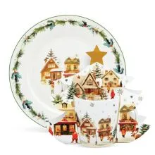 Praznični darilni set Zimska vasica