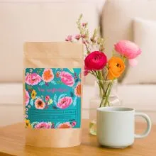 Kava mleta, Vse najboljše, rože, 100g, 100% arabica