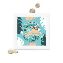 Hranilnik lesen bel, Pokojninski sklad, 15x15x5cm