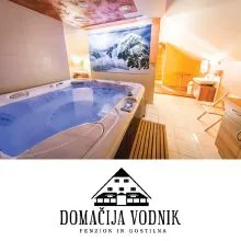 Romantična noč z zakupom wellnessa v dvoje, Domačija Vodnik, Cerklje na Gorenjskem (Vrednostni bon, izvajalec storitev: DOMAČIJA VODNIK ADERGAS D.O.O.)