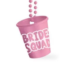 Kozarček na vrvici, roza - nevestina ekipa