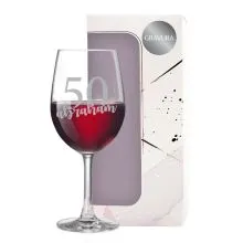 Kozarec za vino graviran - Abraham 50, 0.58l