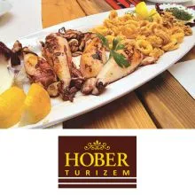 Plošča lignjev - tris za 2 osebi, Gostilna Hober, Prevalje (Vrednostni bon, izvajalec storitev: HOBER TURIZEM HERMAN HOBER S.P.)