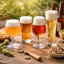 Kozarec za pivo, 4/1, (1x600ml, 1x400ml, 1x370ml, 1x450ml)