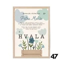 Personalizirana diploma Najboljša učiteljica