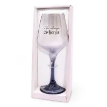 Kozarec za vino, Na zdravje ŽIVLJENJU, 350ml, v darilni embalaži