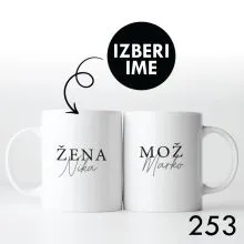 Set personaliziranih skodelic Žena in mož 2