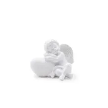 Angel sedeč, polimasa, 10x6x8.5cm, sort.