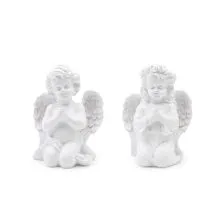 Angel klečeč, polimasa, 13x8x6cm, sort.