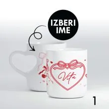 Personalizirana skodelica Srček