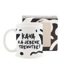 Skodelica, Ko se ti J…, Kava za tiste jebene trenutke!, 330ml, v darilni embalaži