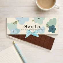 Čokolada, HVALA, ker nam pomagate rasti!,  mlečna čokolada, 100 g