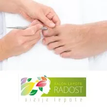 Medicinska pedikura za 1 osebo, Salon lepote Radost, Slovenska Bistrica (Vrednostni bon, izvajalec storitev: IZZA  D.O.O.)