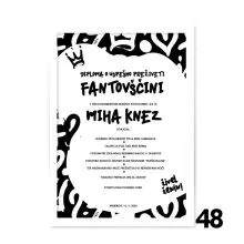 Personalizirana diploma - Preživeta fantovščina