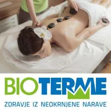 Masaža z vročimi kamni, 45 min, Bioterme (Vrednostni bon, izvajalec storitev: SEGRAP D.O.O., LJUTOMER)